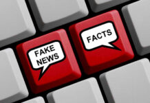 Democrats RETRACT Explosive Trump Accusation Keyboard keys labeled Fake News and Facts.