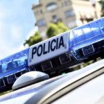 Shocking Arrests: Gang’s Deep City Penetration Close-up of a police cars light bar with the word POLICIA