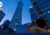 Plane slams into Beijing's tallest building, sends debris raining down onto streets