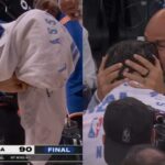 KNICKS WIN NBA Championship - Final moments and on-court celebrations