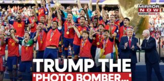 FIFA WC 2026: Trump Photobombs Spain's Winning Moment, Infantino Forces POTUS Out of Frame