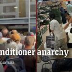 French Shoppers Battle for a Chance to Stay Cool French crowds go into a frenzy for air conditioners as the European heatwave continues.