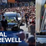 Fans Flood Streets For Bonnie Tyler Farewell Fans line streets to bid farewell to late singer Bonnie Tyler | 9 News Australia