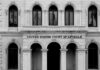 United States Court of Appeals building facade with arched entrance