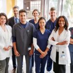 Messi World Stunned — Father Gone Group of healthcare professionals posing in a hospital corridor