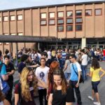 Meta’s Child-Safety Claims Take a $375M Hit Students gathered outside a school building entrance